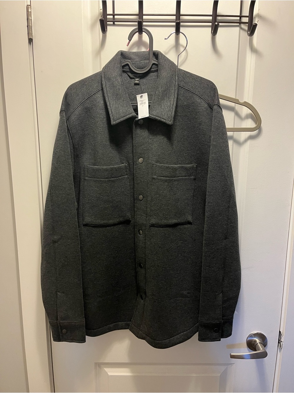 NWT Banana Republic Escale Quilted Cotton OversizedButton Up Jacket/Shirt Size S
